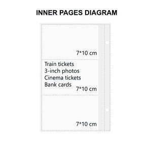 Venta al por mayor de boletos de concierto, carpeta de colección de boletos de tren de película, álbum de fotos de recuerdo de viaje <span class=keywords><strong>instax</strong></span> - Product Image 5