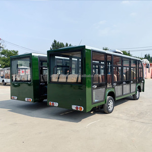 Bus de patrouille électrique amphibie, 5 rangées, 14 places, entièrement fermé, véhicule de transport à quatre roues, bus touristique, voitures de réception CE - Product Image 3