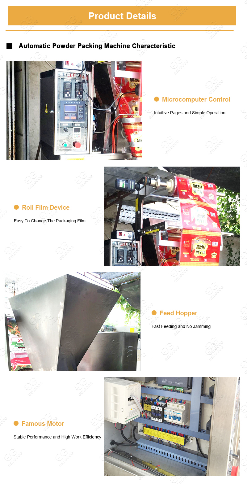 GG-500 Spices Powder Filling Packing Machine Price