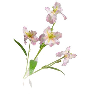 Arreglo de Flores Artificiales de Iris Mu Jinxi, 4 Cabezas, en Amarillo, Rosa, Azul y Morado, Decoración para Bodas y Hogar - Product Image 4