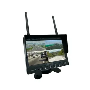 无线倒车摄像头汽车高清1080P WiFi后视系统7英寸监控套件卡车露营车房车挂接装置汽车