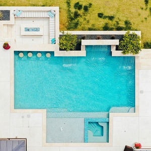 Grande Piscine de Nage Familiale de 8m ou 10m, Spa Extérieur en Fibre de Verre (FRP) pour Jardin, Jacuzzi Enterré pour Maison - Product Image 3