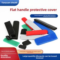 Manchons de câble isolés personnalisés en plastique PVC avec poignée de robinet à boisseau sphérique plat couvercle de protection en caoutchouc