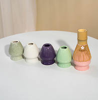 Ensemble de thé matcha japonais en céramique transfrontalier, bol à matcha rose fleur de cerisier en relief avec bec verseur, ensemble de thé Baibenli haut de gamme