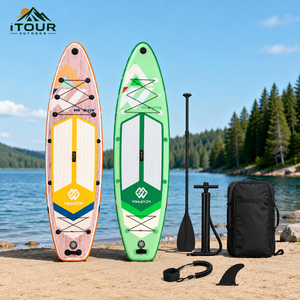 Planche de <span class=keywords><strong>paddle</strong></span> <span class=keywords><strong>gonflable</strong></span> en PVC d'usine OEM, planche de surf à pagaie légère et stable pour adultes, idéale pour le lac et la plage - Product Image 6