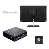 Mini PC industriel OEM personnalisé intégré sans ventilateur avec J1900 J1800 I3 I5 I7 CPU 4 Go de RAM pour les médias ferroviaires et le système d'affichage