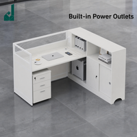 Poste de travail en T/F pour 2 à 6 personnes, bureau d'angle pour comptabilité et informatique, table de bureau blanche