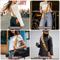 Dibuat untuk membuat terkesan Handyhulle wanita casing ponsel kulit selempang dan tas aksesori ponsel tahan lama