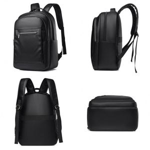 Wholesale Custom 15.6 Inch Computer Bag Durable Travel Waterproof PU <b>Leather</b> School Bag Business Casual Sports <b>Laptop</b> <b>Backpack</b> - Product Image 4