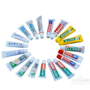 Capuchon à vis vide en aluminium et plastique, pièces, vente en gros, tubes de dentifrice vide