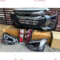 Mise à niveau des kits de carrosserie Facelift pour D-MAX Dmax 2021 Mise à niveau vers 2024 Phares avant Feu arrière Pare-chocs Grille de capot