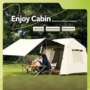 <span class=keywords><strong>Tenda</strong></span> <span class=keywords><strong>da</strong></span> <span class=keywords><strong>Campeggio</strong></span> per Famiglie in Tessuto Oxford con Pali in Acciaio Inossidabile, Impermeabile, Senza Necessità di Montaggio, 2000mm 3000mm, Bestseller - Product Image 2