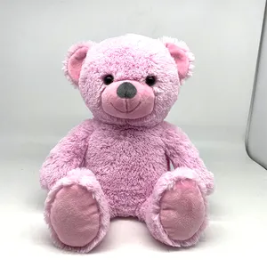 OEM Electric Musical Stuffed Animal Cute Soft Cartoon Bear LED Light Up Plush Toy
