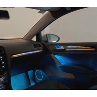Kit d'éclairage intérieur LED RGB pour Volkswagen Golf 7, éclairage d'ambiance ciel étoilé, panneau de plafond, amélioration de la décoration de la voiture, accessoires