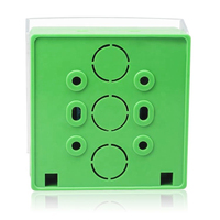 Vians Green ABS LED Indicateur d'état Bouton d'appel manuel d'urgence Bouton d'alarme incendie Contrôle d'accès de sortie