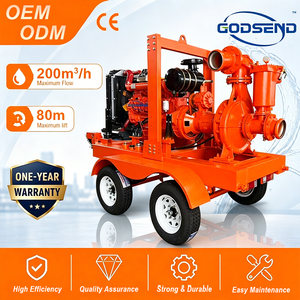 Bomba de Agua Autocebante de 6 Pulgadas Personalizada con Asistencia al Vacío y Arranque Automático para Drenaje en Minería y Construcción - Product Image 1