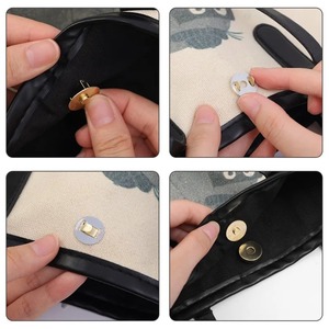 Custom Metal <strong>Badge</strong> 14-18MM Magnet <strong>Button</strong> Wallet Craft Handbag Purse Fasteners Bags Parts Accessories Metal Shank <strong>Button</strong> - Product Image 3