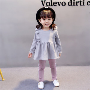 Ropa de Algodón para Bebés Niñas, Diseño Moderno, Leggings y Camisa de Fabricante Chino - Product Image 2