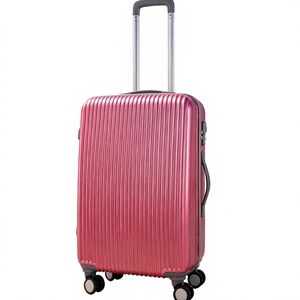 Factory-Wholesale ABS Hard-Shell Three-Piece Luggage Set Combination Lock High-Capacity Business Travel Bags Swivel Wheels