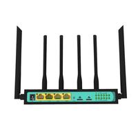 Routeur WiFi 4G LTE à gain élevé avec processeur MT7628NN, solution IoT double SIM 300 Mbps, doté de trois ports LAN et de prise en charge du Nano SIM