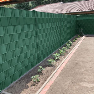 LIYUAN Bande de protection PVC pour clôture, film occultant rigide <span class=keywords><strong>RAL</strong></span> <span class=keywords><strong>7016</strong></span>, gris <span class=keywords><strong>anthracite</strong></span> foncé, 19 cm x 26 m - Product Image 3