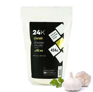 Ajo en polvo premium, deshidratado naturalmente, sin OMG, ideal para cocinar y sazonar, ofrecido en envases a granel para mayor comodidad. - Product Image 3