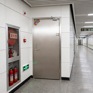 Factory Direct Custom Stainless Steel Fireproof <strong>Door</strong> Minimalist Kitchen Use Steel Insulation Commercial <strong>Door</strong> - Product Image 2