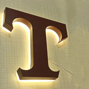 Dropshipping Beauty Salon Indoor 3D logo Sign Name LED Sign Metal Letter Backlit for Business Wall logo Led Illuminated Sign - Product Image 3