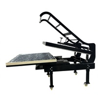 Presse à chaud manuelle grand format 100x120cm (40x48 po) robuste pour sublimation textile