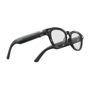 Q8 Smart <b>Glasses</b> 8MP <b>Camera</b> Calling Music Playback Real Time Translation Black - Product Image 1