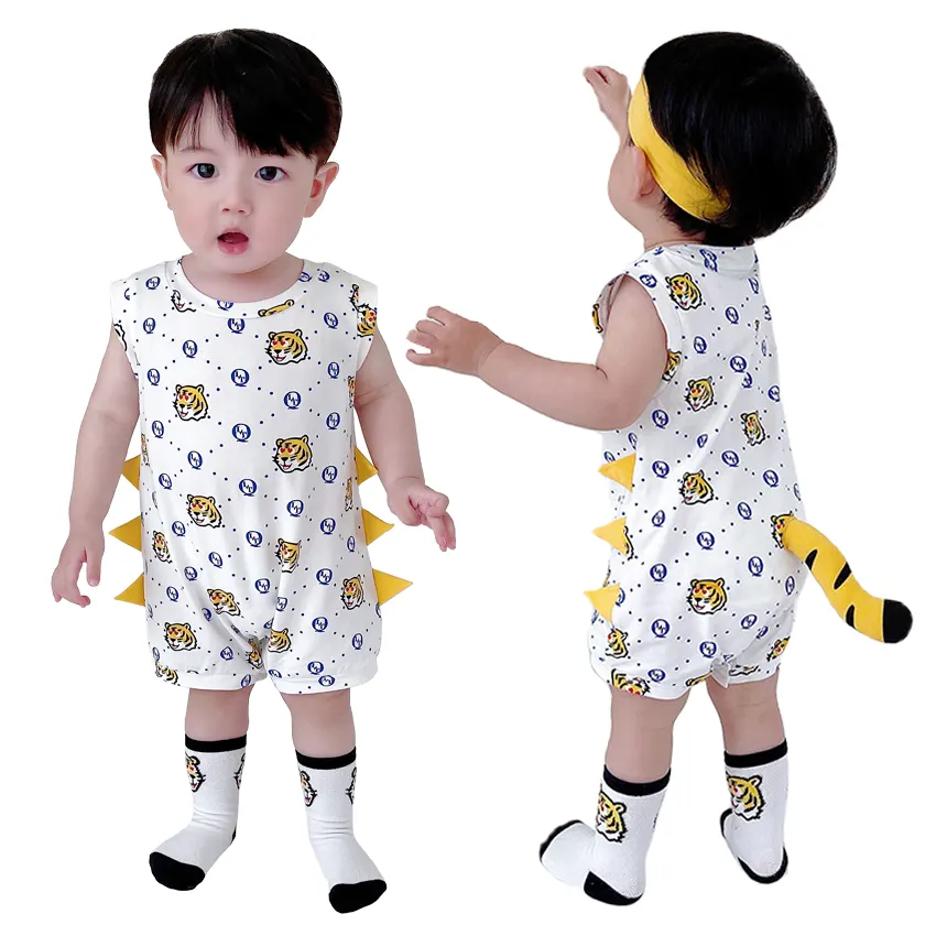 Toddlers Baby Bodysuit for Summer Baby Clothes Boys 0-3 Month Baby Clothes Bodysuits Wholesale