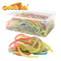 Custom Private Label Liquorice Candy Sour Licorice Gummy Hollow Tube Straw Candy Factory Supply