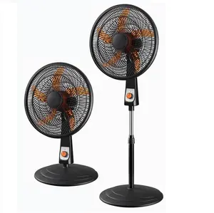 Plastic Blades 85W Pedestal 18 Inch Fan Industrial Cooling Standing Fan Manufacturer 6 PCS 2 in 1 Electric Stand Fan 16 Inch