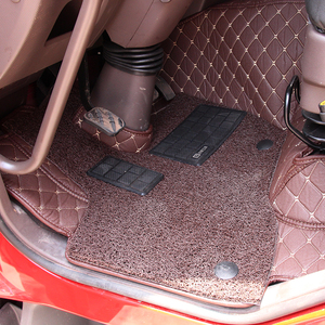 Diseño de lujo Tamaño personalizado Camión Tractor Semirremolque <span class=keywords><strong>Interior</strong></span> Cuero Alfombrilla de piso envolvente completo Volvo 760 - Product Image 5