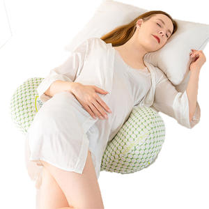 Oreiller de grossesse ergonomique en U de haute qualité pour le sommeil sur le ventre, avec housse en coton amovible, vente en gros - Product Image 1