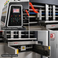 Nouvelle machine économique entièrement automatique rotative pour le découpage et le rainurage de carton ondulé pour imprimante, idéale pour les petites et moyennes usines de carton