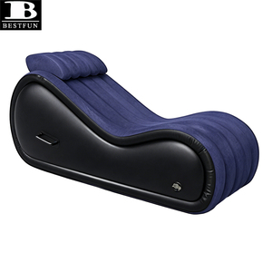 Fauteuil gonflable pour couples avec coussin, multifonctionnel, support ergonomique, canapé pour la positionnement en chambre - Product Image 5