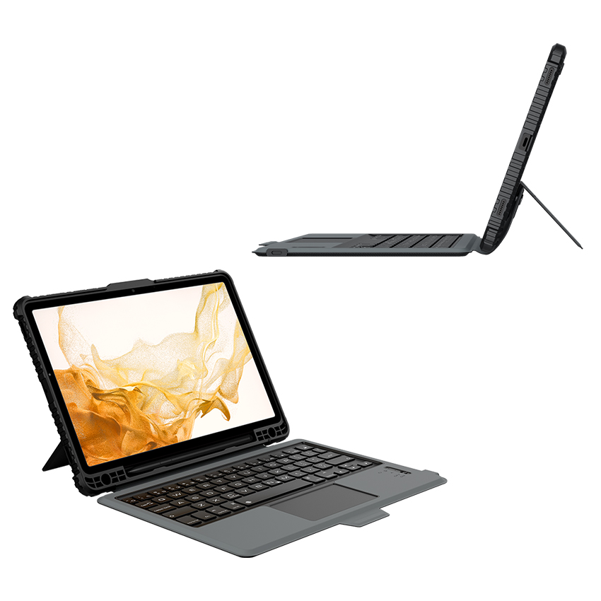 Съемный чехол для клавиатуры Nillkin для Samsung Galaxy Tab S8, Bluetooth, подставка, держатель для ручки, трекпад