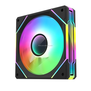 SUPCOOLCPU Prismfan Arbcase 쿨러, 4 핀 3 핀 PWM 저소음 컴퓨터 냉각 fandwits-fdb 베어링 포함 5 PRO120 mm 흰색 플라스틱 - Product Image 1