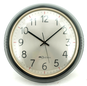 Red Classical Analog Style Retro Round Convex Glass Plastic Quartz Kitchen Custom Wall <b>Clocks</b> Antique Wholesale - Product Image 4