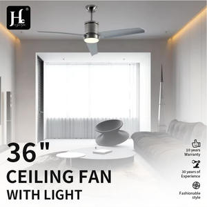 Vente directe Ventilateur de plafond industriel moderne à télécommande de 52 pouces avec 3 pales en ABS et lumière intégrée Moteur CC - Product Image 2