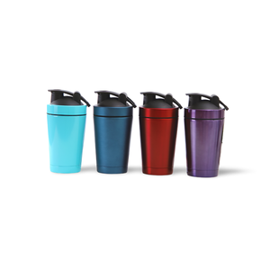 Gym Sport Bouteille Shaker en acier inoxydable Double paroi Vacuum <span class=keywords><strong>Whey</strong></span> Milk Protein Shaker Capacité de 500 ml - Product Image 2