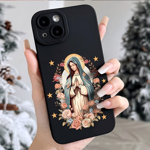 Coque de téléphone portable en TPU avec impression étoile et fleur, protection de l'objectif, pour iPhone X, XR, XS, 11, 12, 13, 14, 15, 16, 17 Pro Max - Product Image 1