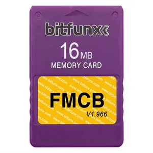 For PS2 16MB v1.966 Free McBoot FMCB Memory Card for Playstation2 16MB Memory Card