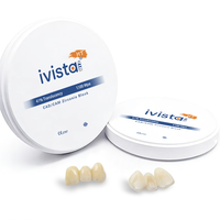 Bloque de translucidez IVISTA HT 1300MPa 41% de color natural, hermoso y auténtico, con indicaciones completas para fresado de coronas en laboratorios dentales