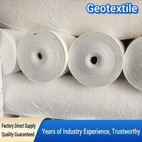 Tissu filtrant géotextile non tissé perméable pour la séparation des sols, le drainage des étangs et des réservoirs