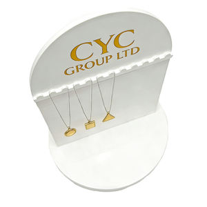 Expositor de Joyería Acrílico, Expositor Giratorio de Doble Cara para <span class=keywords><strong>Collares</strong></span>, Expositor de Escritorio Personalizado - Product Image 2