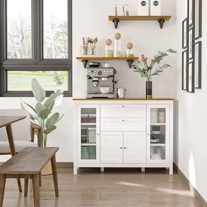Soggiorno personalizzato moderno Buffet armadio con porta <span class=keywords><strong>in</strong></span> <span class=keywords><strong>vetro</strong></span> e cassetti - Product Image 2
