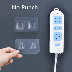 Yiwu Double-Sided Adhesive Wall <b>Hooks</b> Waterproof Transparent Heavy-Duty Self-Adhesive Wall <b>Hooks</b> Storage Holder - Product Image 2