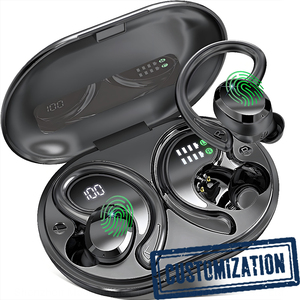 Q38 HiFi Stereo True Wireless Earphones In Ear Sports Earbuds avec suppression du bruit Heavy Bass Mics et 48 heures de musique - Product Image 1